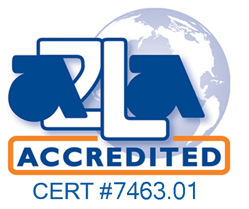 A2LA Cert #7463.01